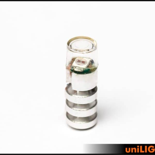 Unilight 1Wx2 Slim Navigation Light, short, 7mm - Green