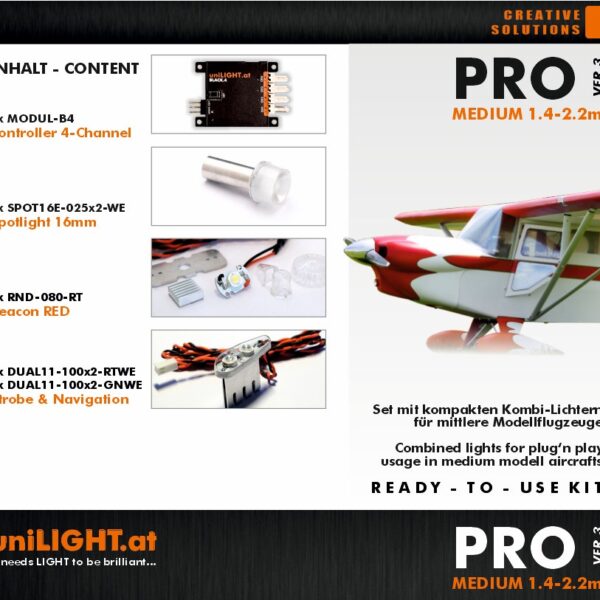 UniLight PRO-Medium Lighting Set Version 3