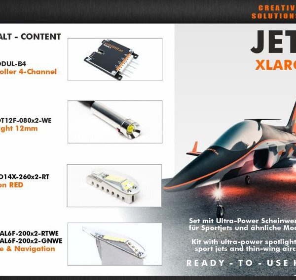 Unilight JET Lighting Set XLarge- Version 3